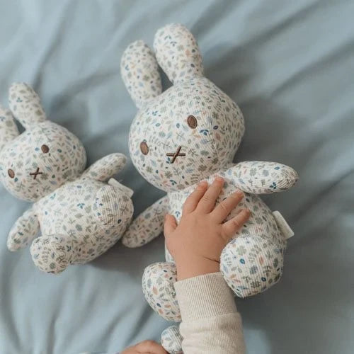 nijntje knuffel all-over print 30 cm - Blauw - Lucky Leaves