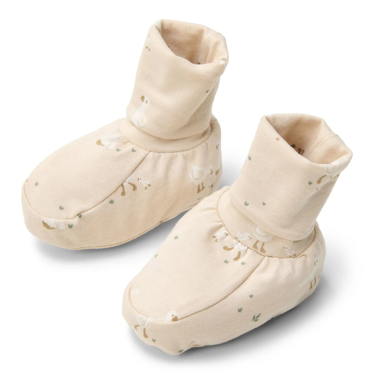 Slofjes - Zand - Newborn Naturals - Little Goose