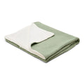 Gebreid wiegdeken - Fleece – Groen – Essentials