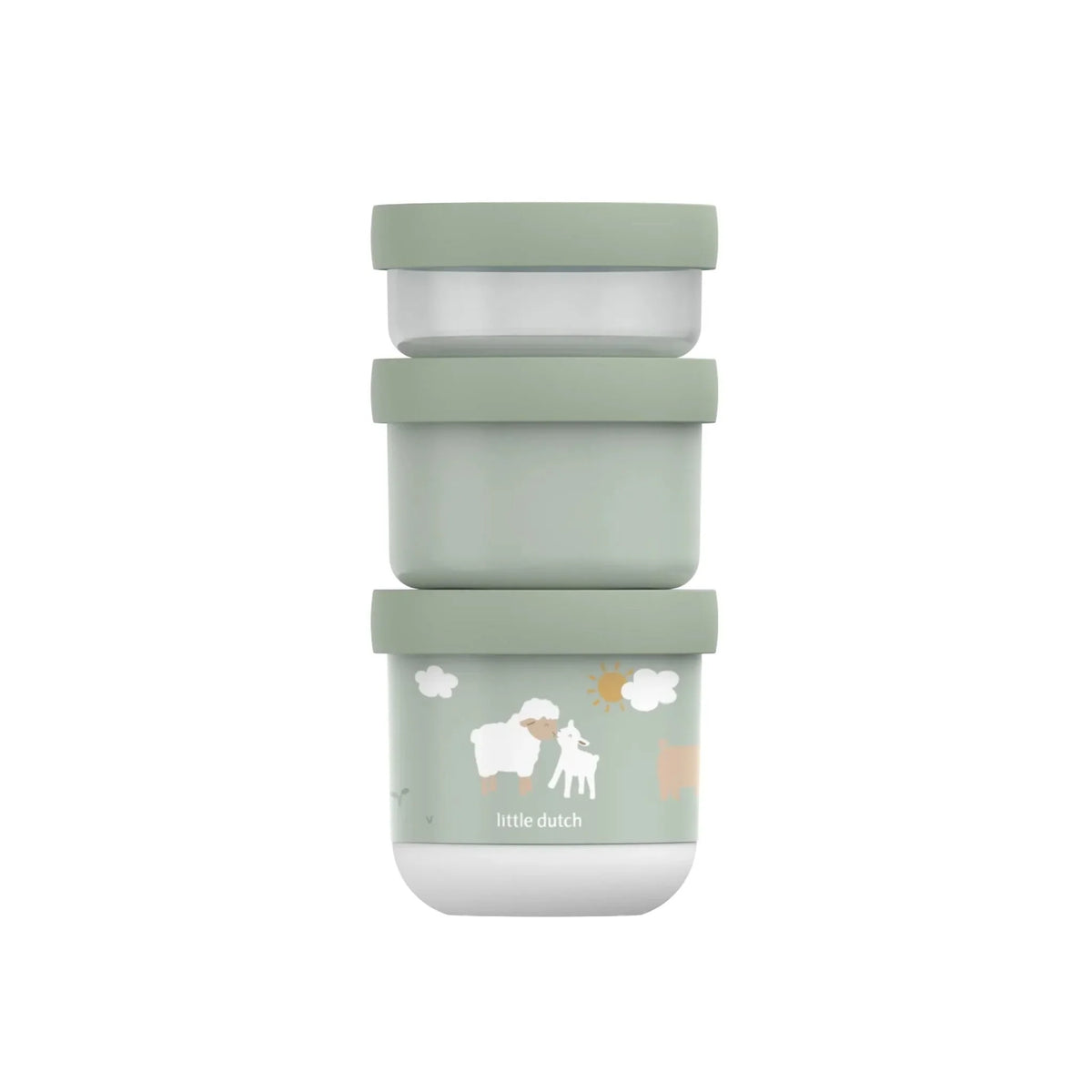 Snackbox Stack 3-Delig Little Farm