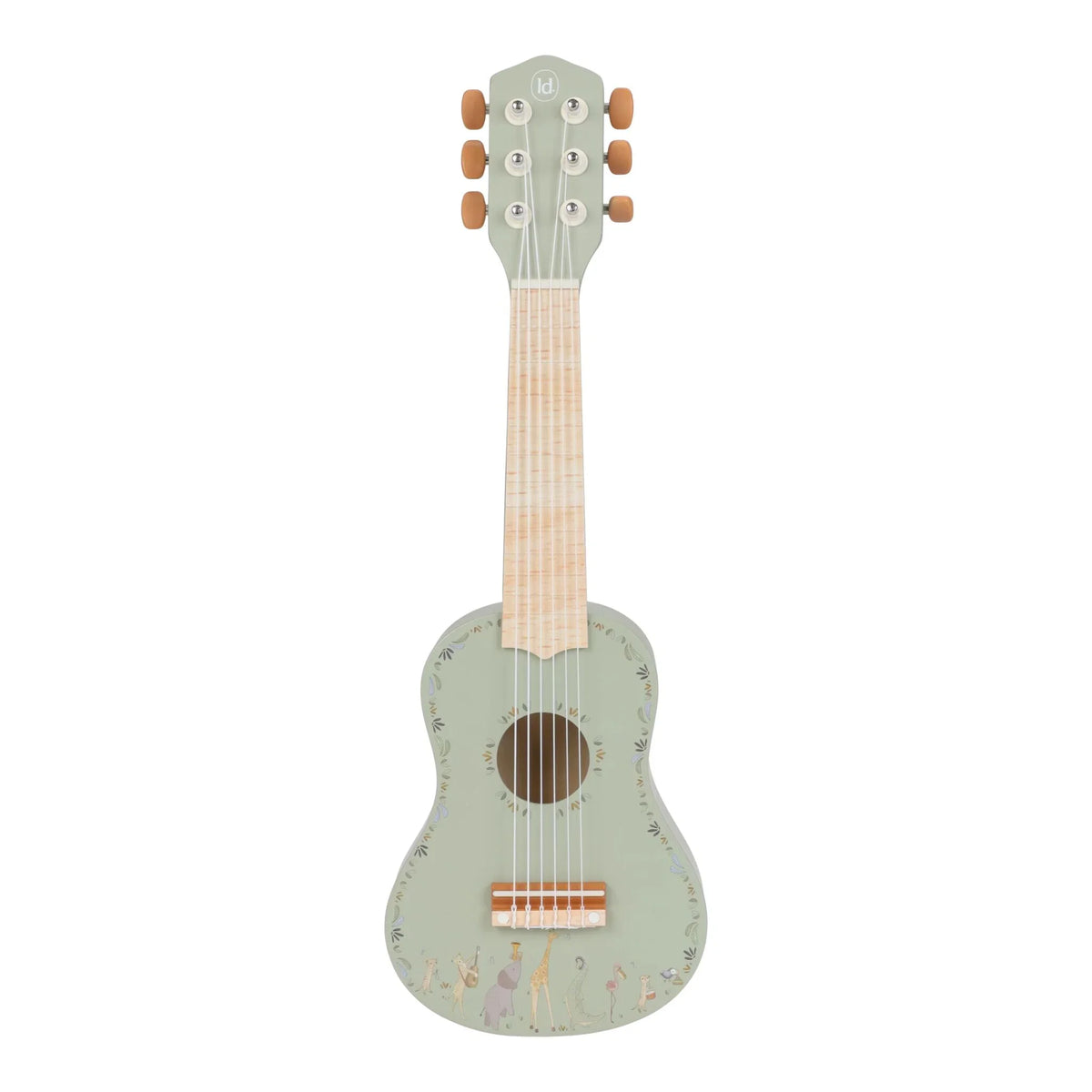 Houten gitaar - Groen - Safari Friends