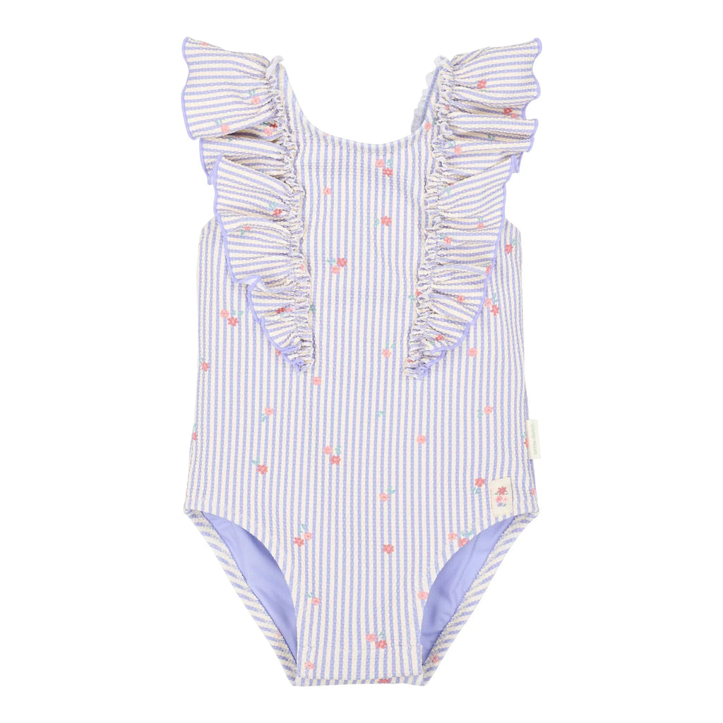 Badpak - Paars - Dreamy Stripes