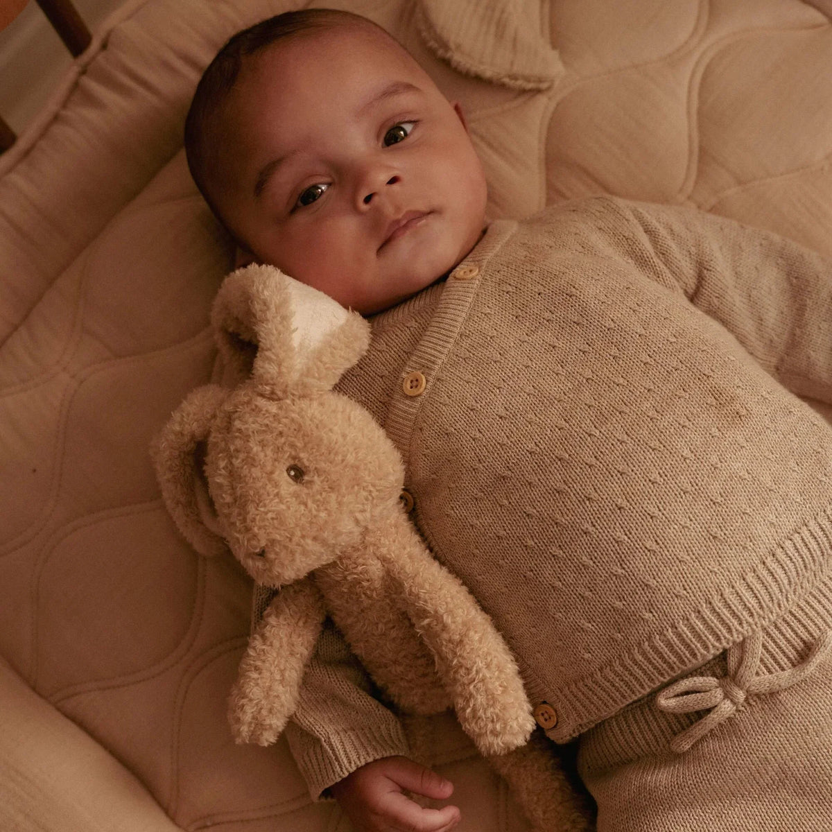 Knuffel Konijn 32 cm - Beige - Baby Bunny