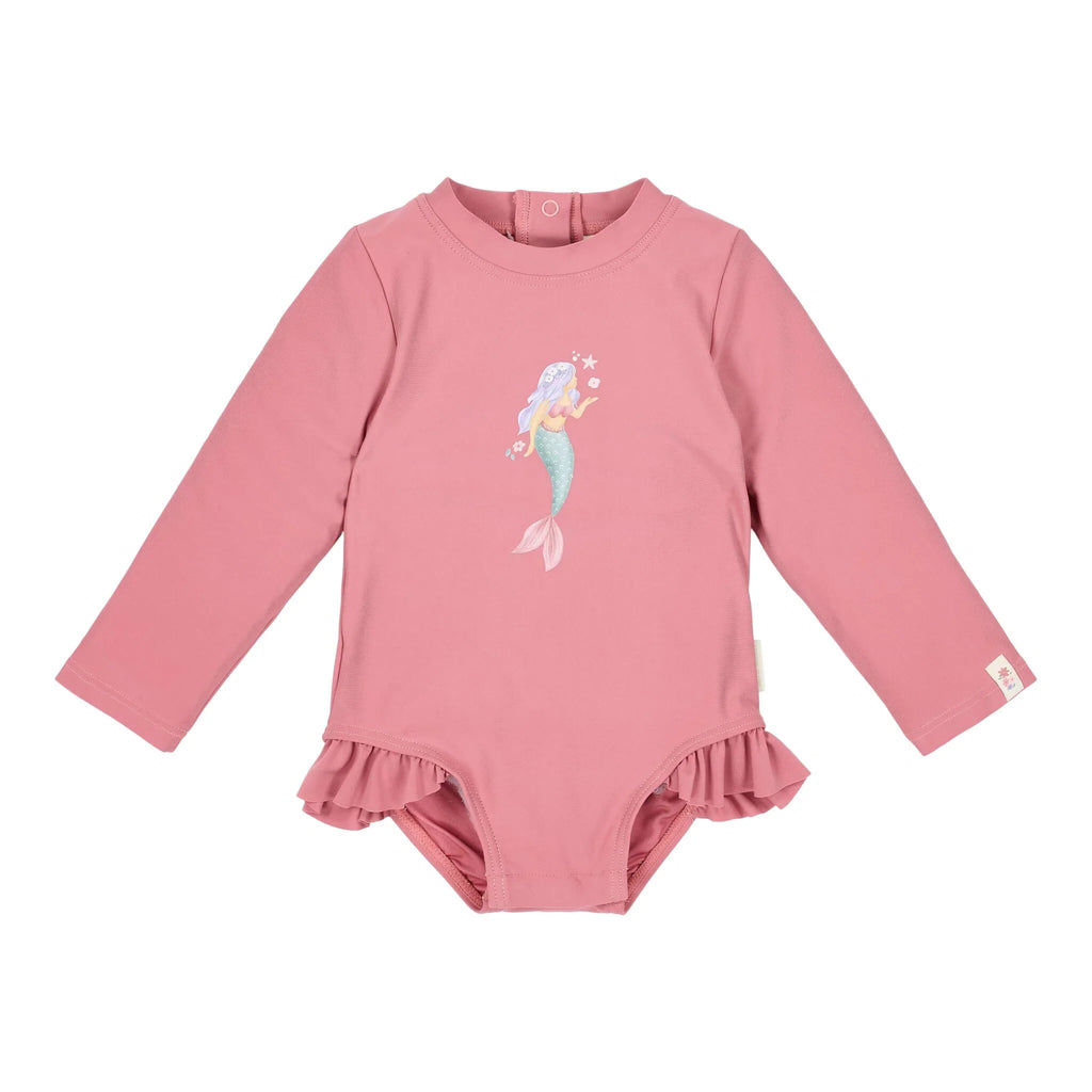 Badpak lange mouw - UPF 40 - Roze