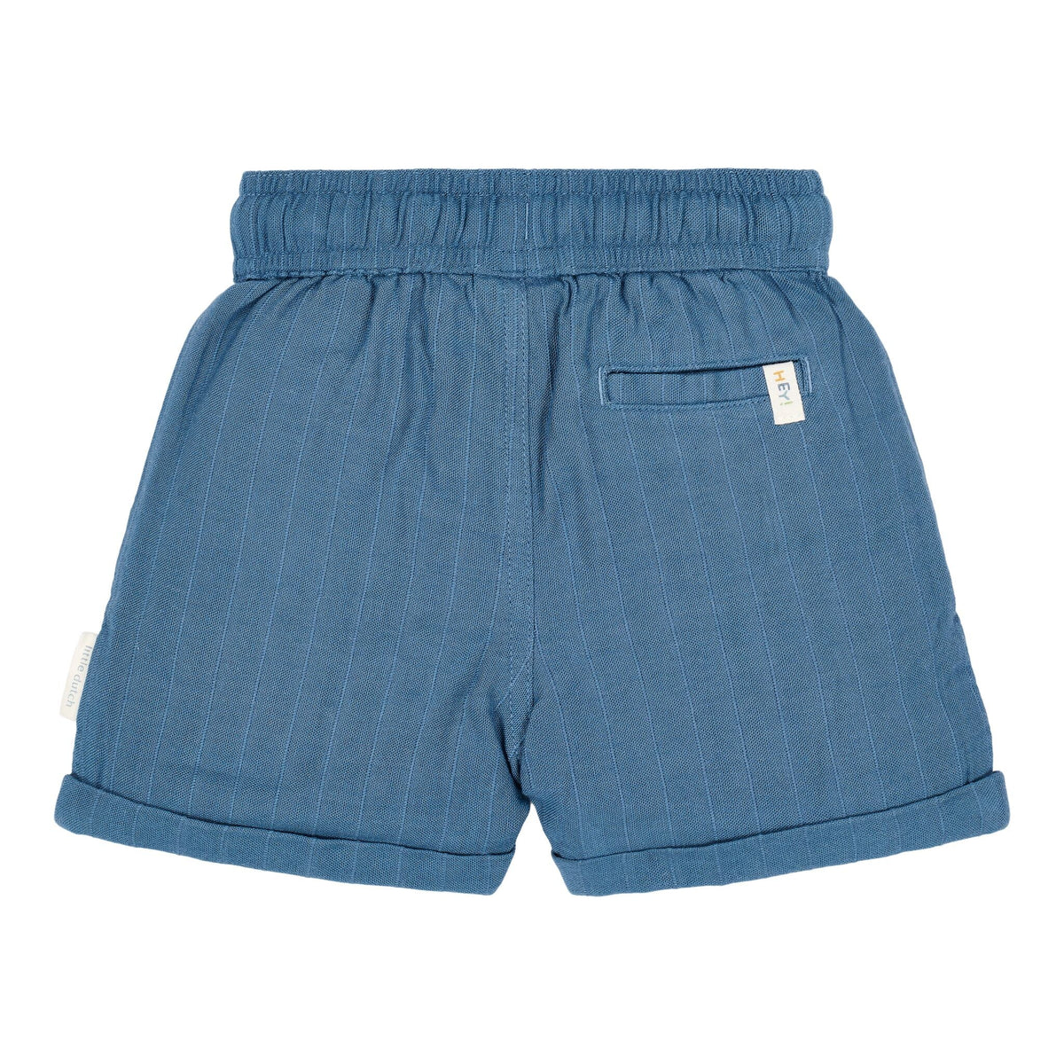 Korte broek linnen - Blauw