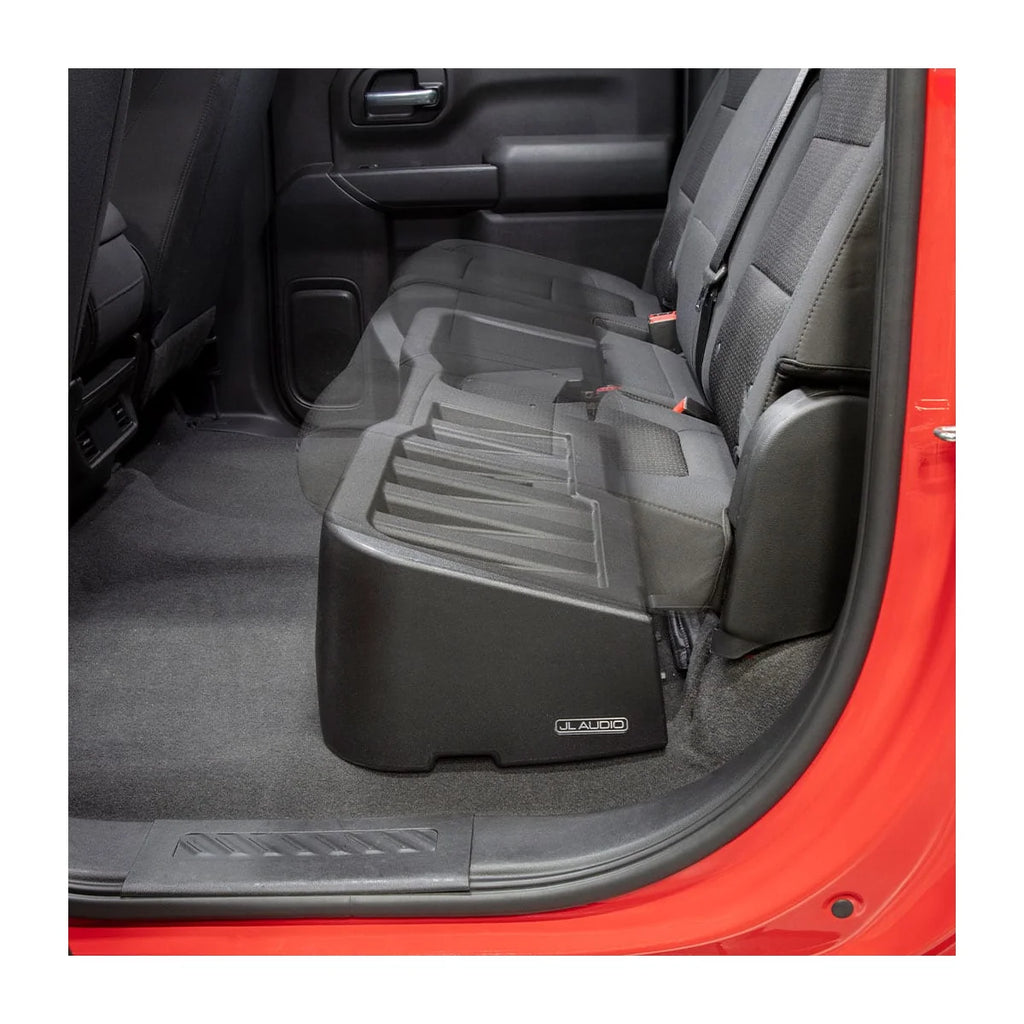 Stealthbox® Enclosed Subwoofer for Chevrolet Silverado and GMC Sierra Crew Cab (SBX-GM-SLVCC4/12TW3)
