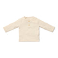 Shirt lange mouw - Beige - Newborn Naturals - Stripe