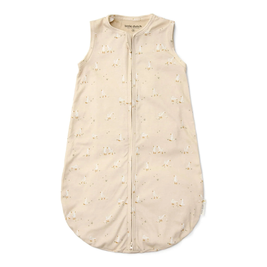 Slaapzak zomer – Beige – Maat 90 cm – Newborn Naturals – Little Goose