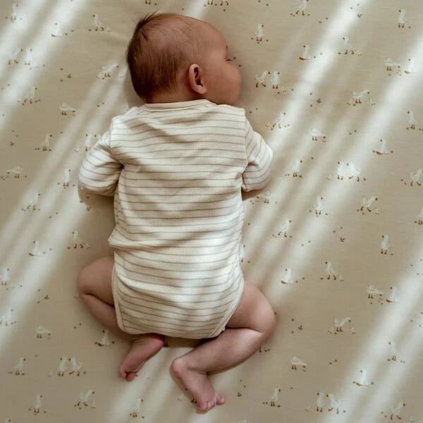 Wiegdeken - Beige - Little Goose - Moon & Stars
