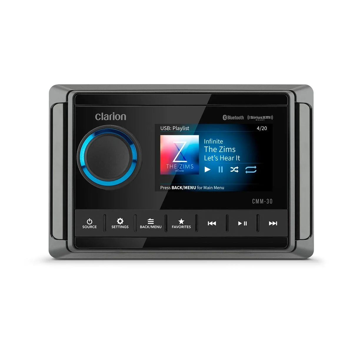 Clarion® Marine Head Unit