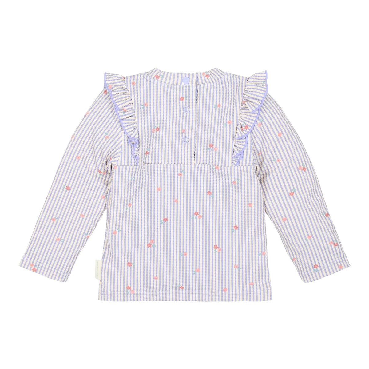 Zwemshirt lange mouw - UPF 40 - Paars - Dreamy Stripes