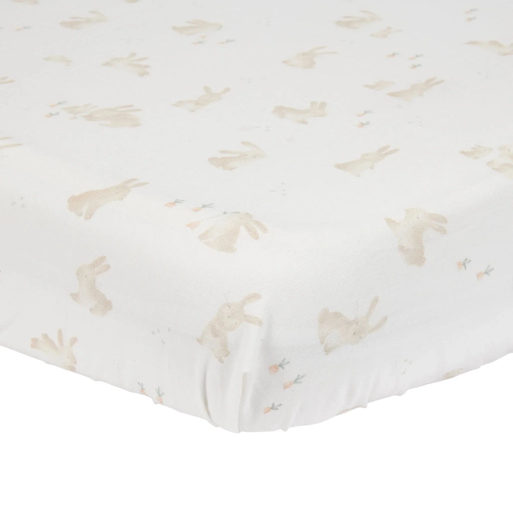 Hoeslaken Junior 70x140/150 cm - Wit - Baby Bunny