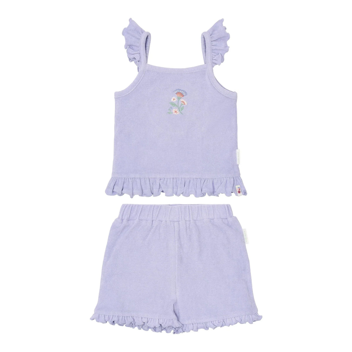 Top en short set - Paars