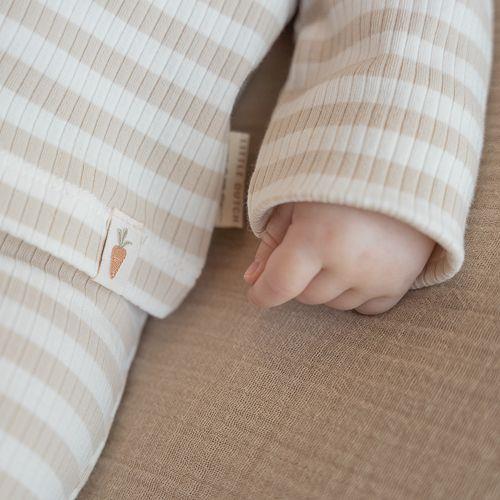 Broek - Zand - Newborn Naturals - Gestreept