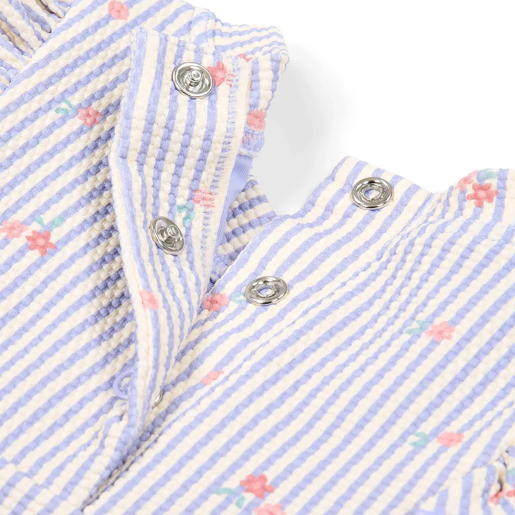 Zwemshirt lange mouw - UPF 40 - Paars - Dreamy Stripes