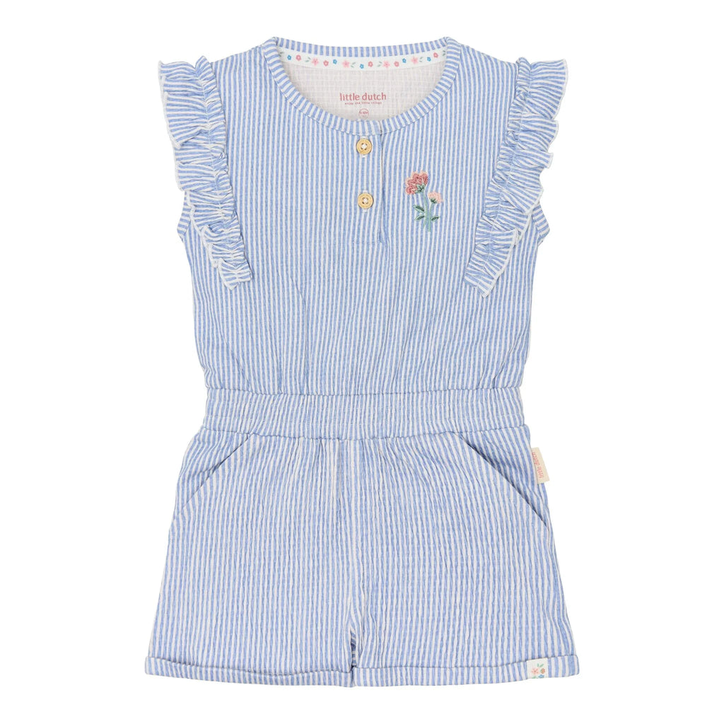 Tuinbroek - Blauw - Denim Blue Stripe