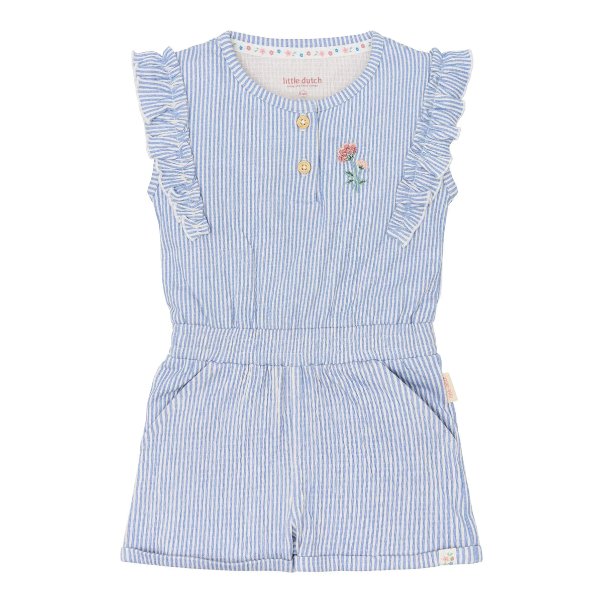 Tuinbroek - Blauw - Denim Blue Stripe