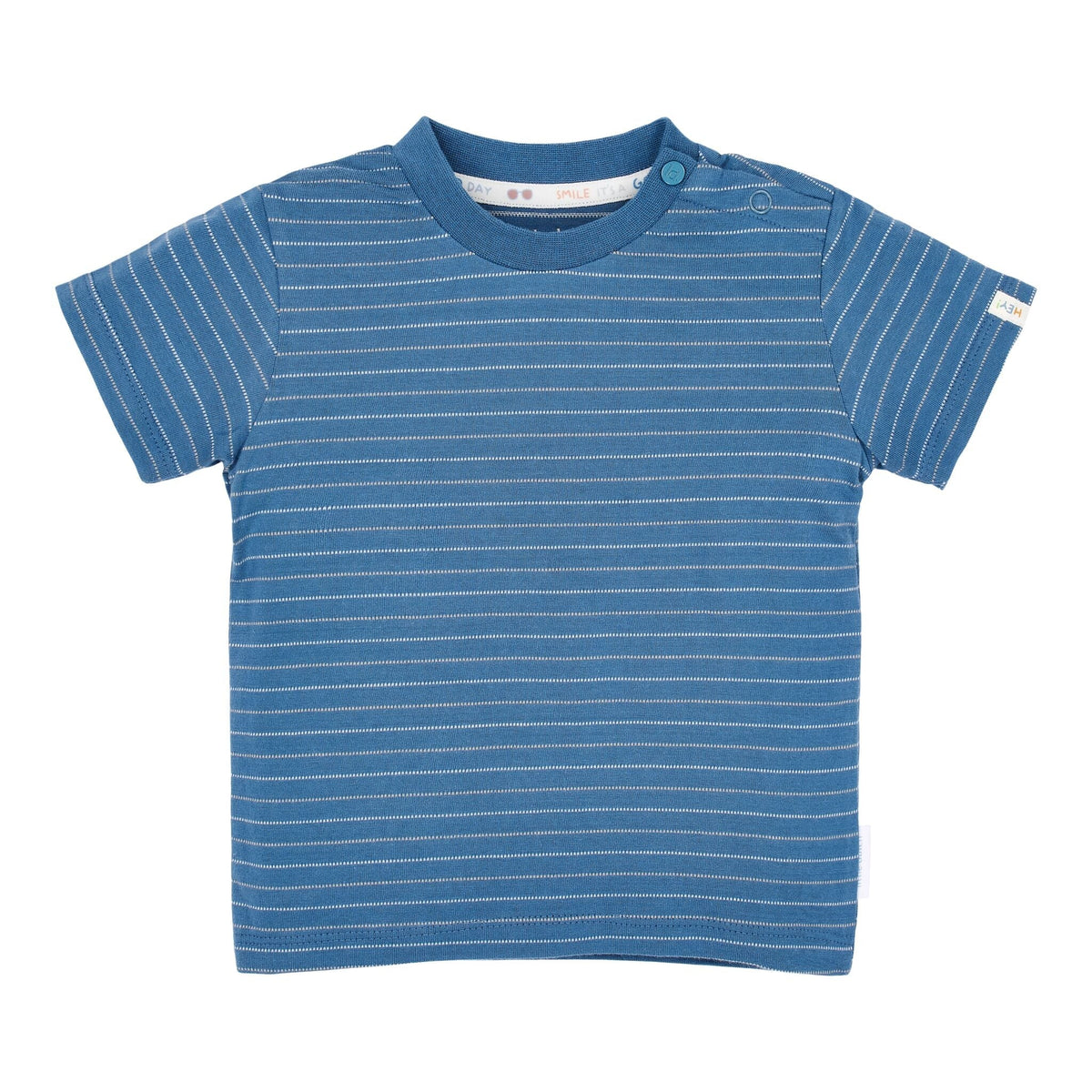 Shirt korte mouw - Blauw - Indigo Stripe
