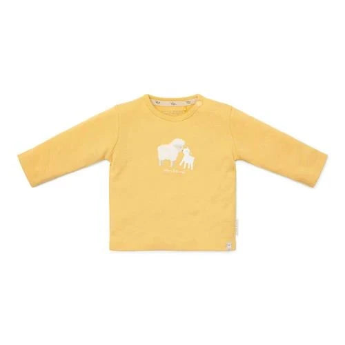 Shirt lange mouw - Geel - Little Farm - Opdruk