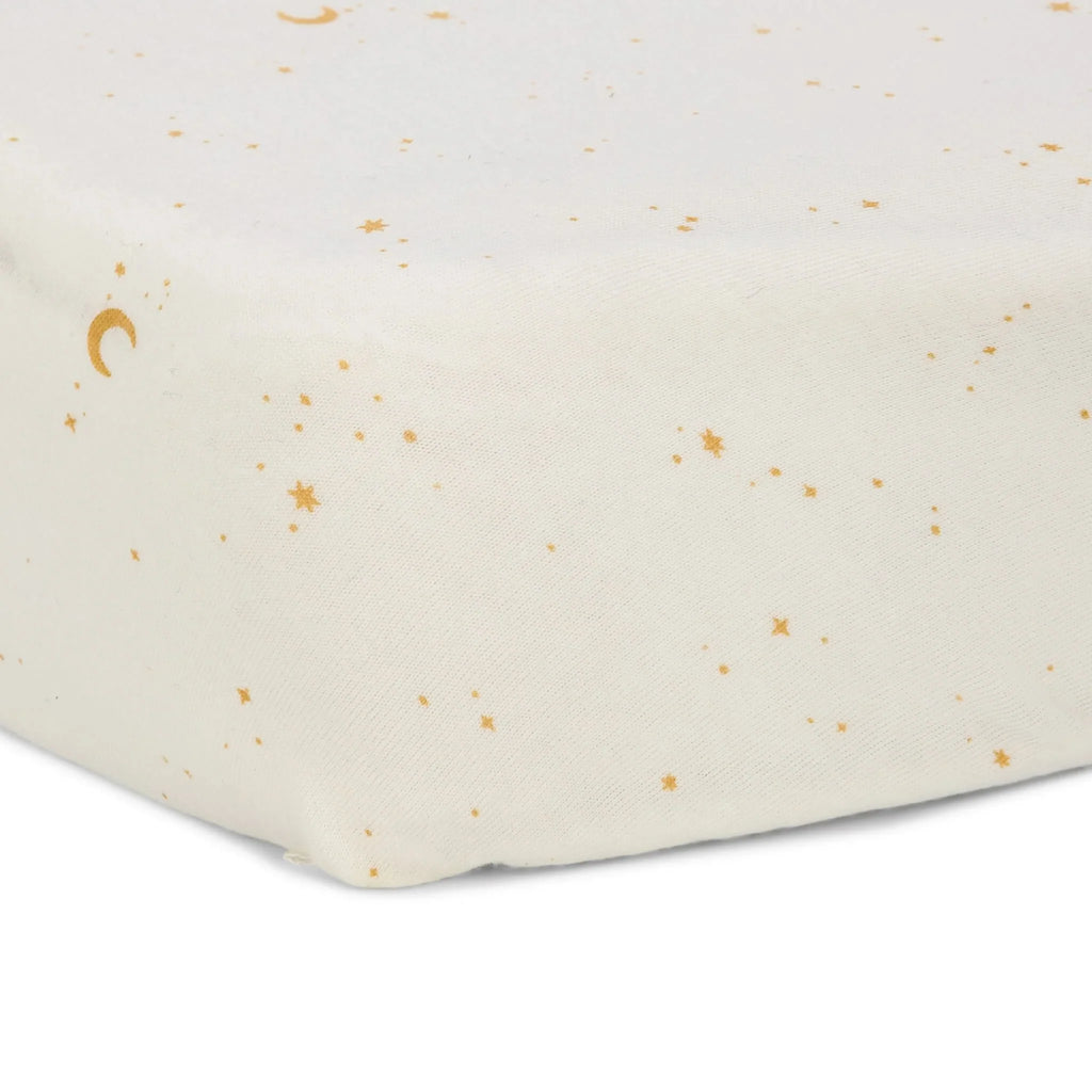 Ledikant hoeslaken - Wit - Newborn Naturals - Little Goose
