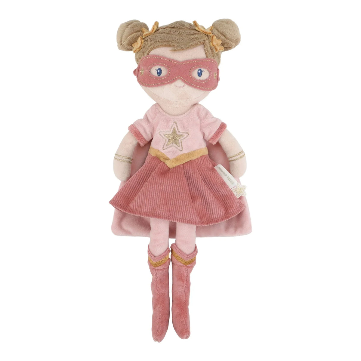 Knuffelpop Superheld Rosa - 35 cm