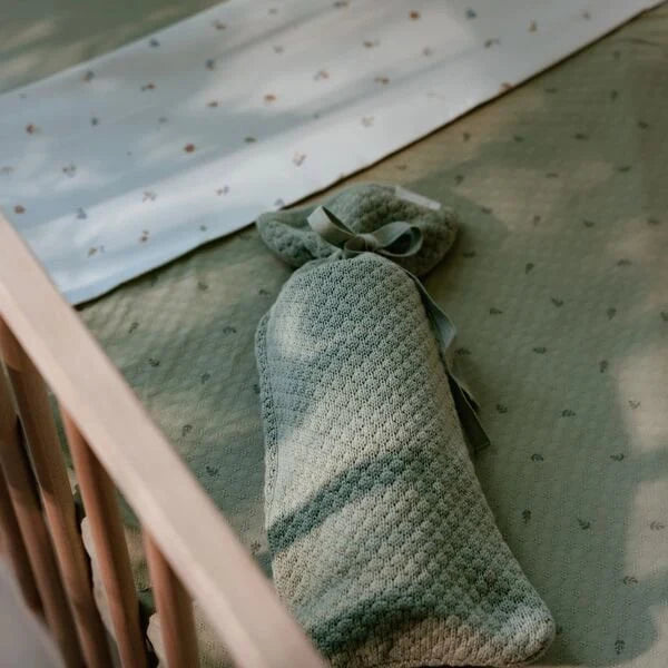 Ledikant deken - Groen - Essentials