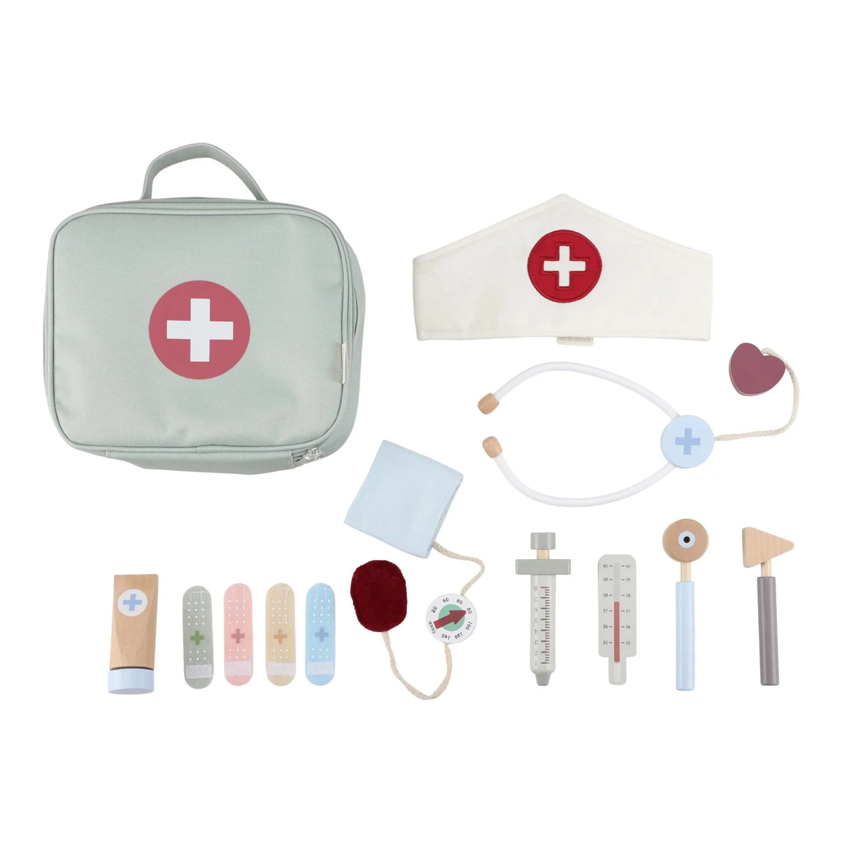Houten doktersset - Groen - Essentials
