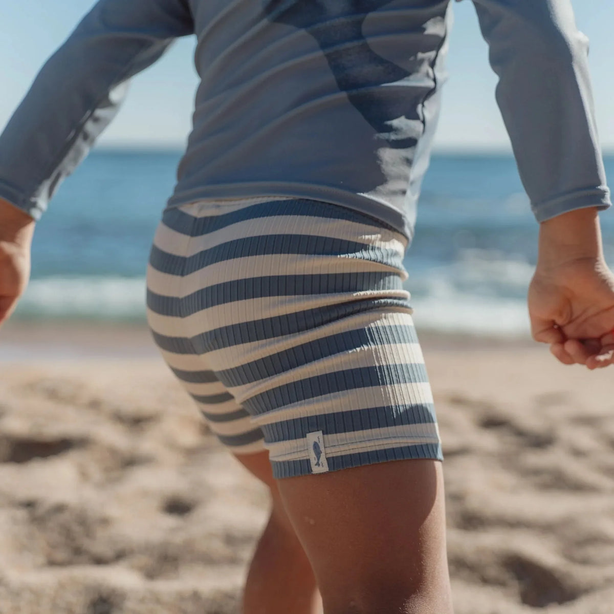 Zwembroek - Blauw - Ocean Blue Stripes