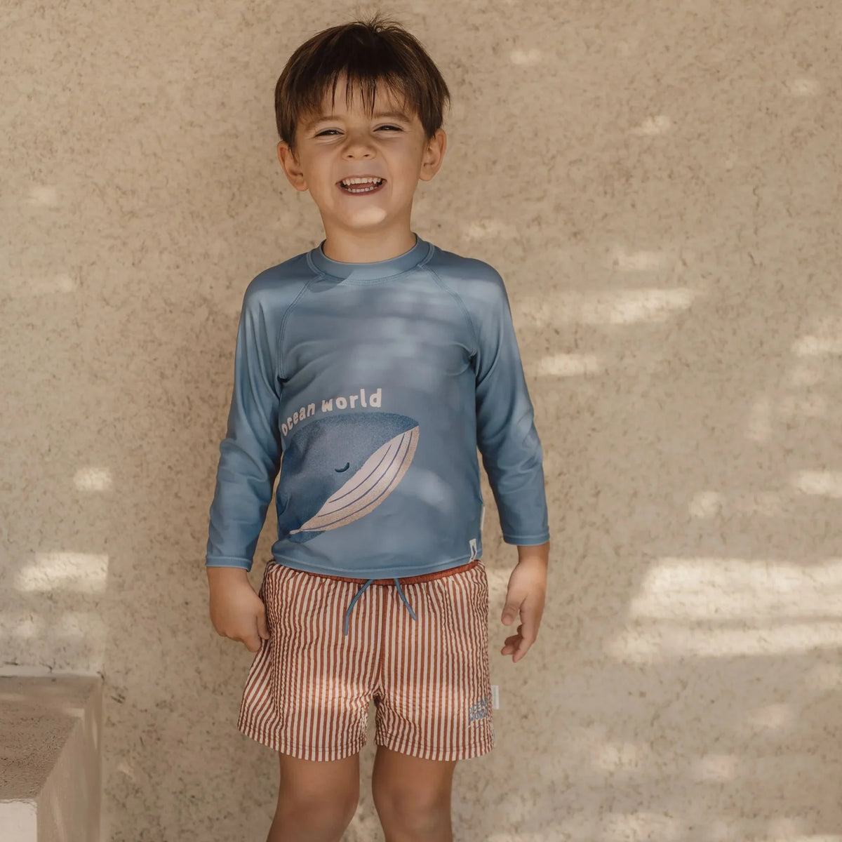 Zwembroek - Bruin - Ocean Brown Stripes