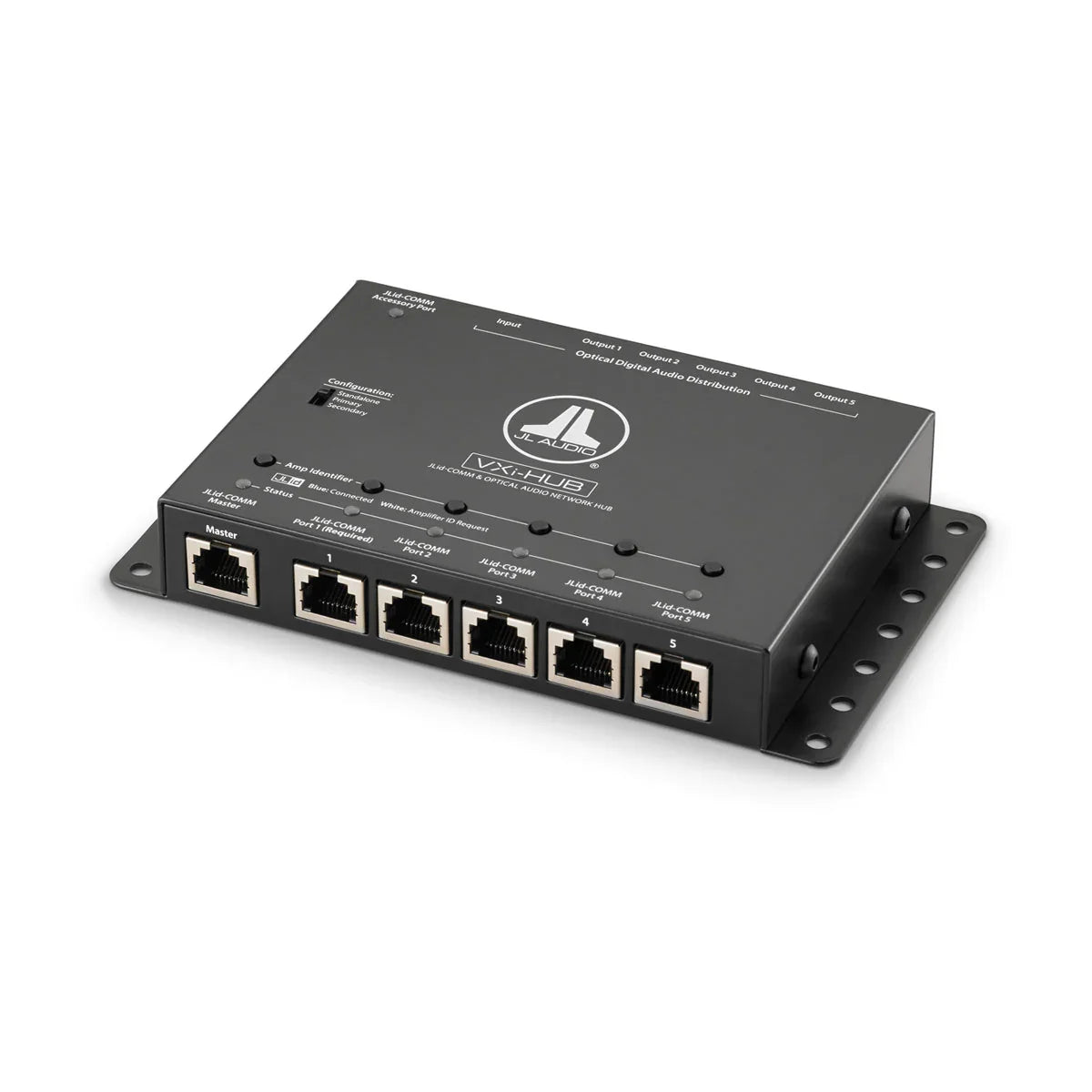 JLid™ Communication and Optical Audio Network Hub for VXi Amplifiers (VXi-HUB)