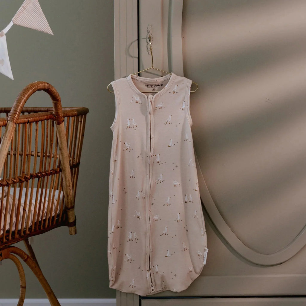 Slaapzak zomer – Beige – Maat 60 cm – Newborn Naturals – Little Goose