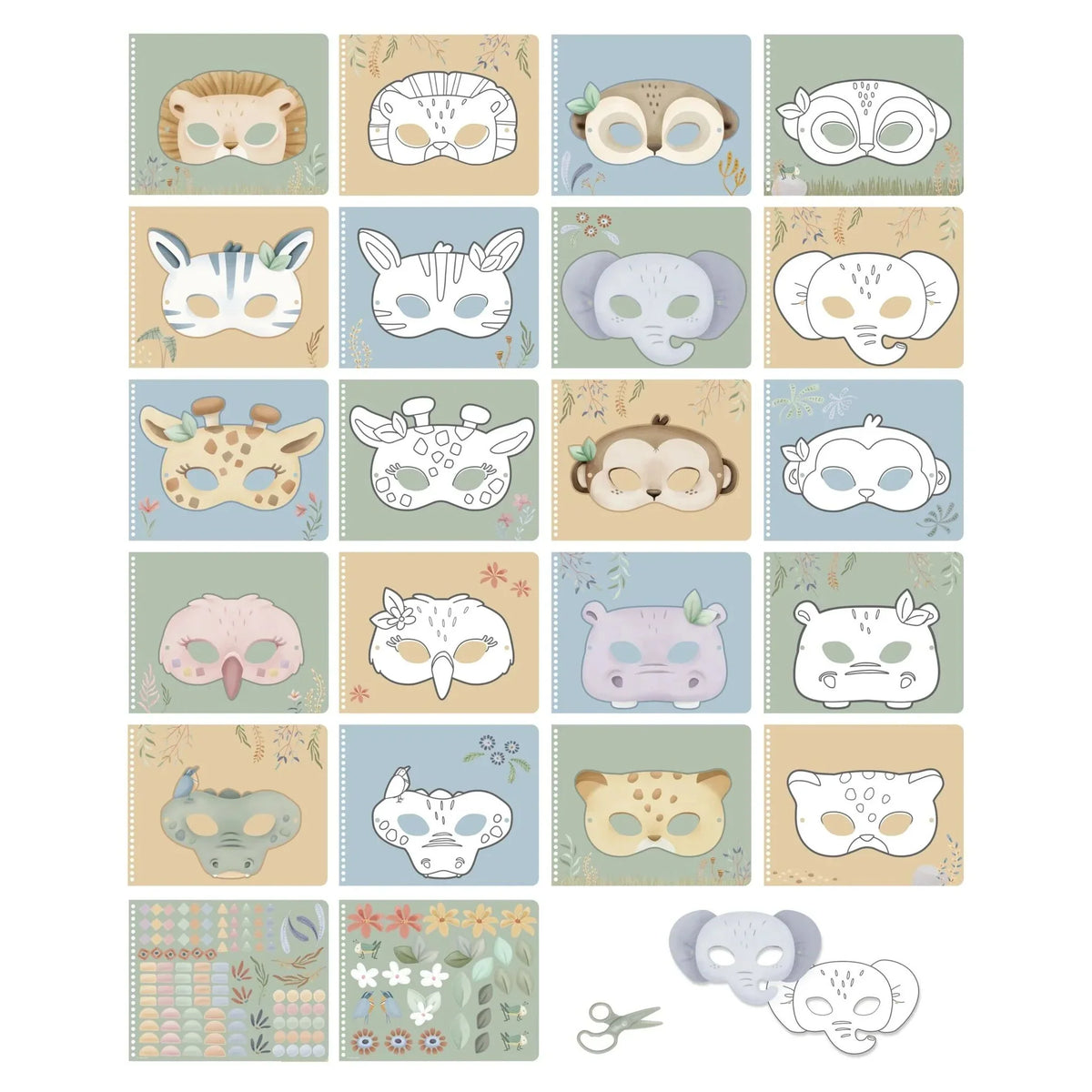 Knutselboek maskers maken - Jim