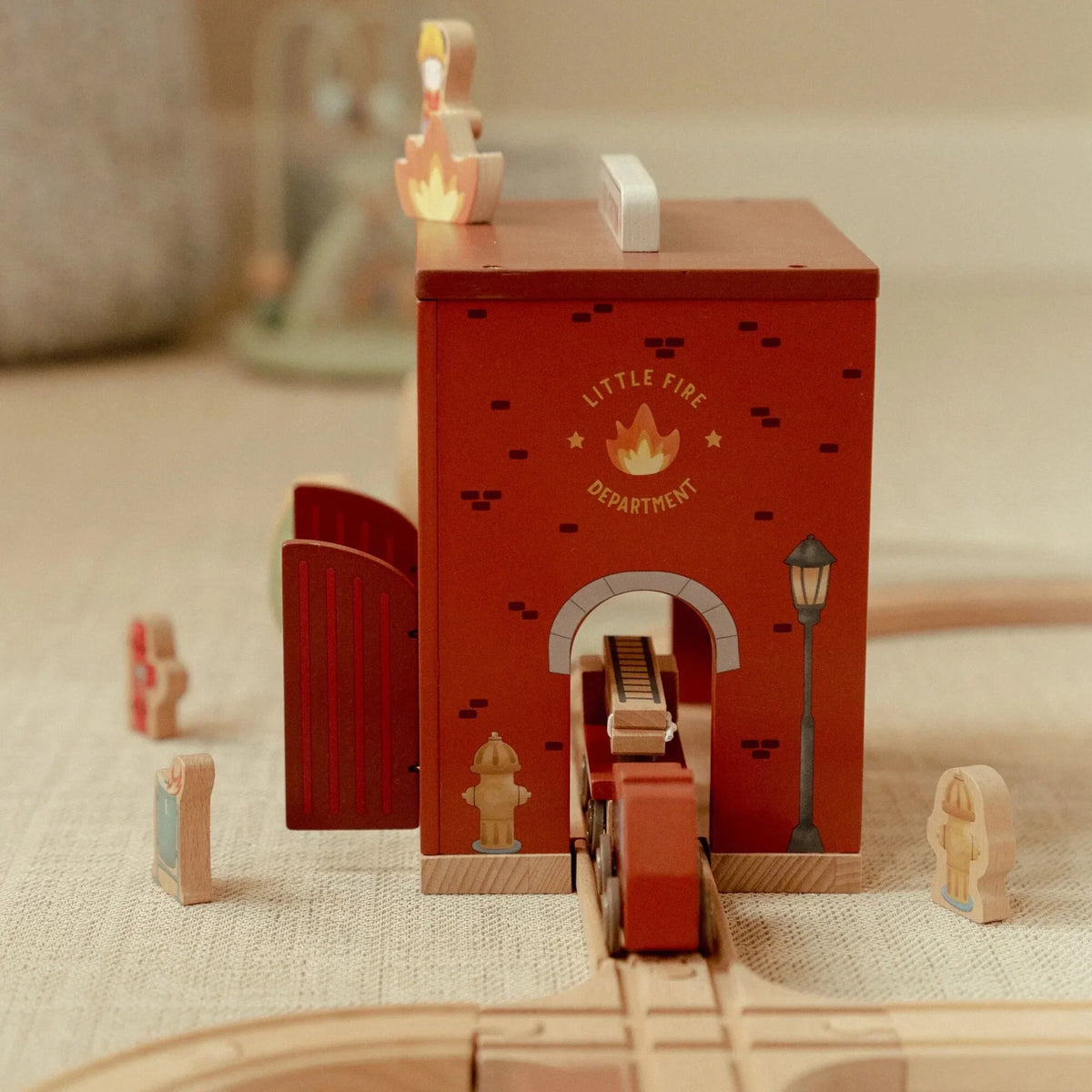 Houten brandweerkazerne – Rood – Essentials